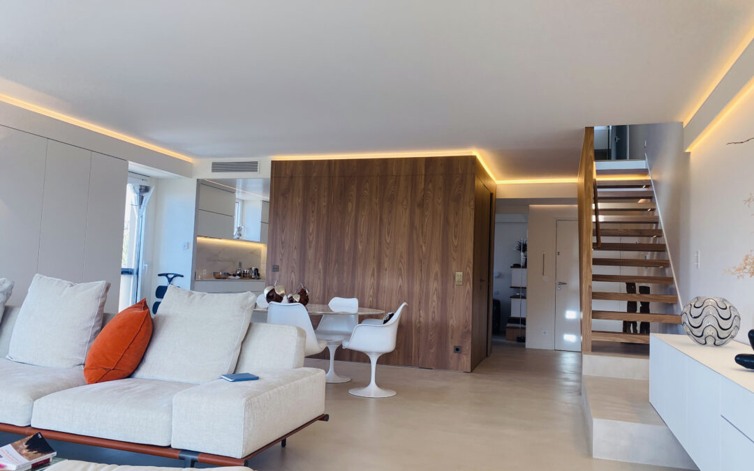 Comment intégrer un coin nuit et un open-space dans une rénovation appartement à Paris 18 ?