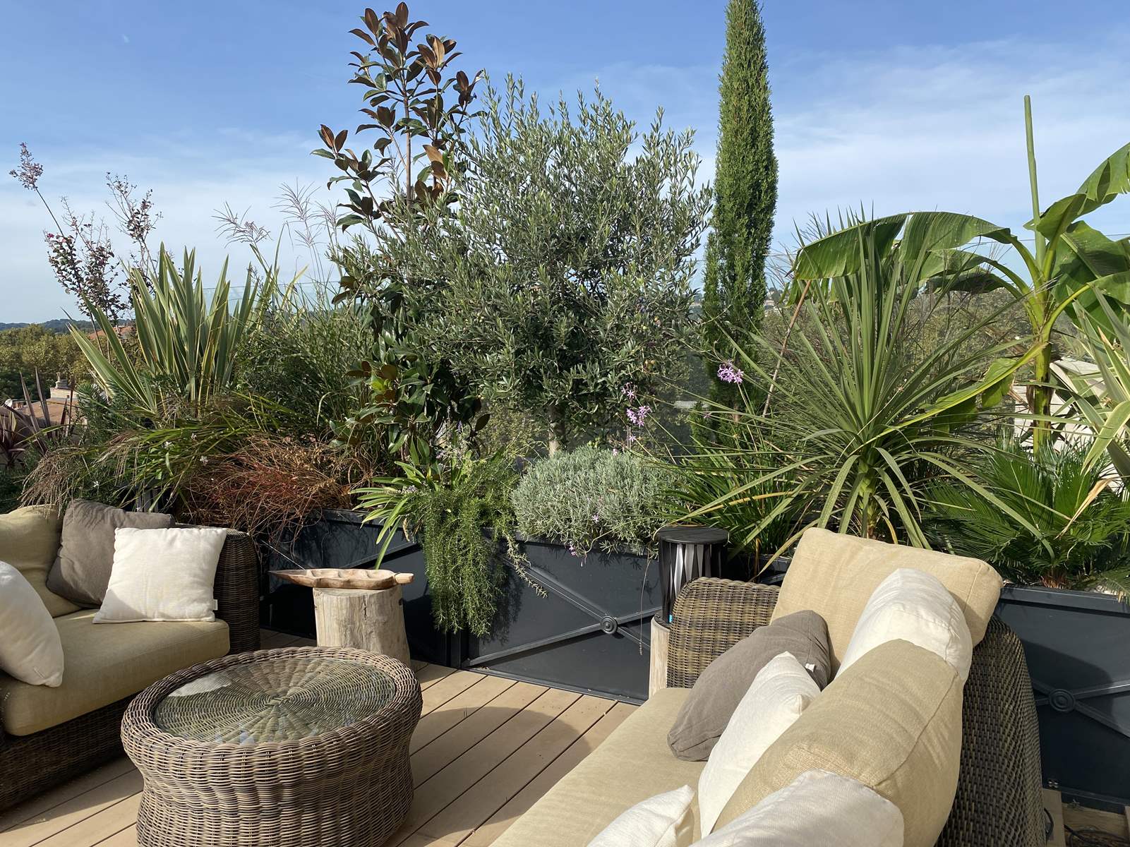 Duplex loft avec terrasses, vue 13