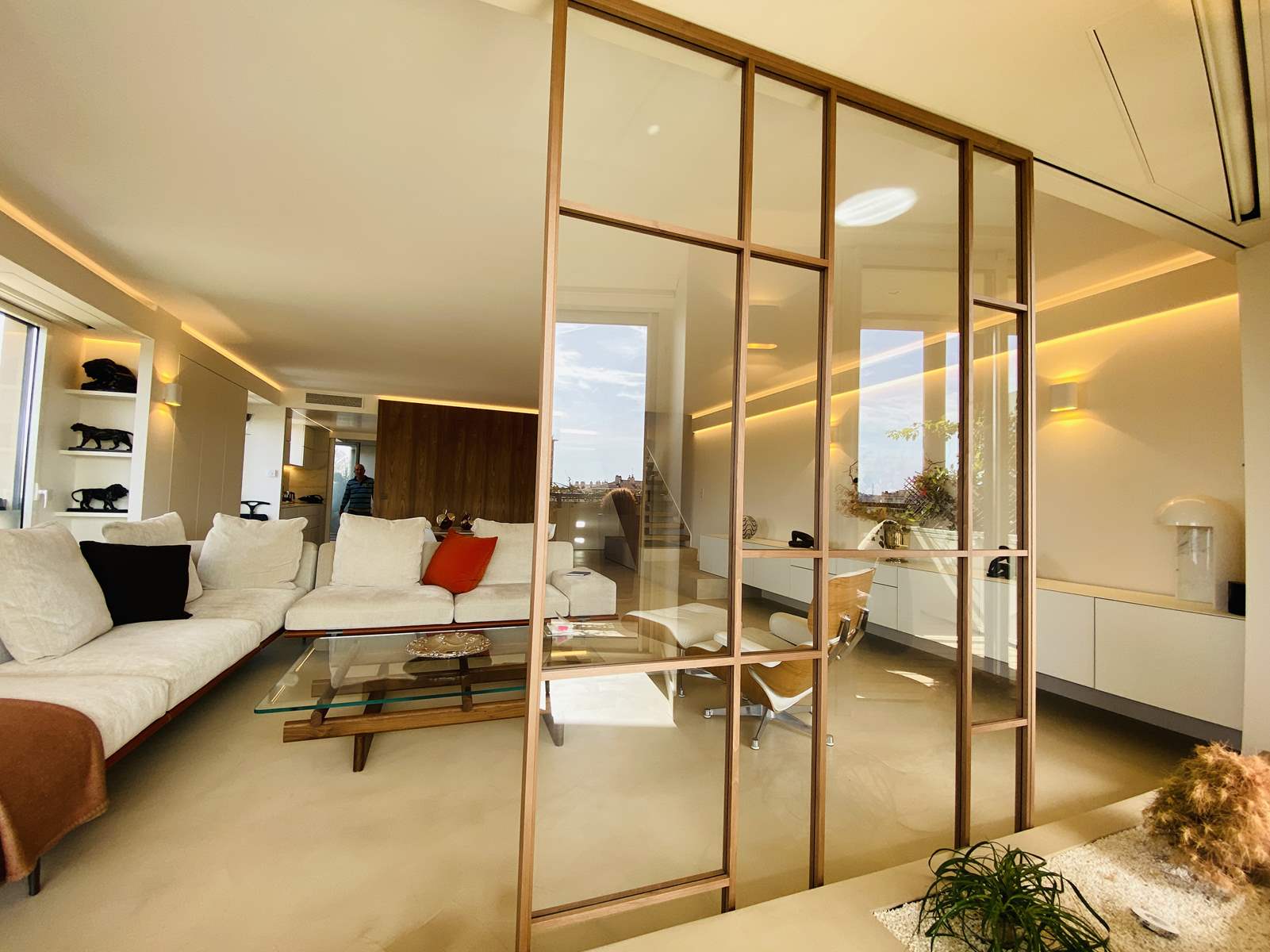 Duplex loft avec terrasses, vue 4