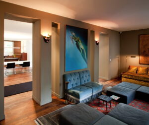 Bureaux devenus appartement triplex